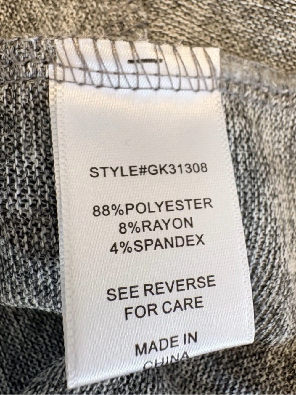 Alison Andrews XL NWT Gray Solid Knit Stretch Crew Neck Lace Shoulder Pullover - Picture 6 of 7